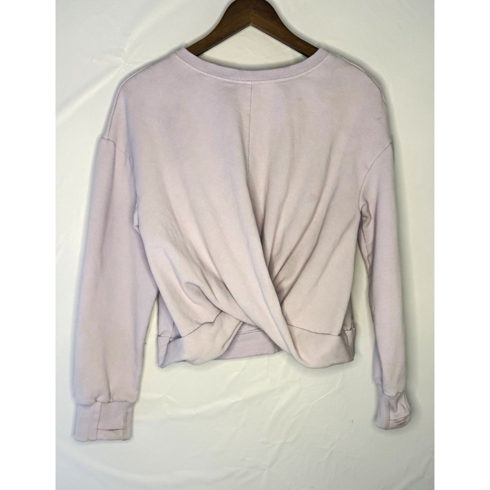 Athleta Girl Girls Purple Solid Pullover Sweatshirt Crewneck Long Sleeve XL/14